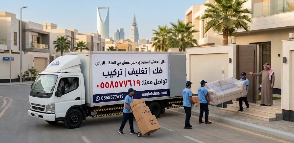 نقل عفش حي الملقا بالرياض